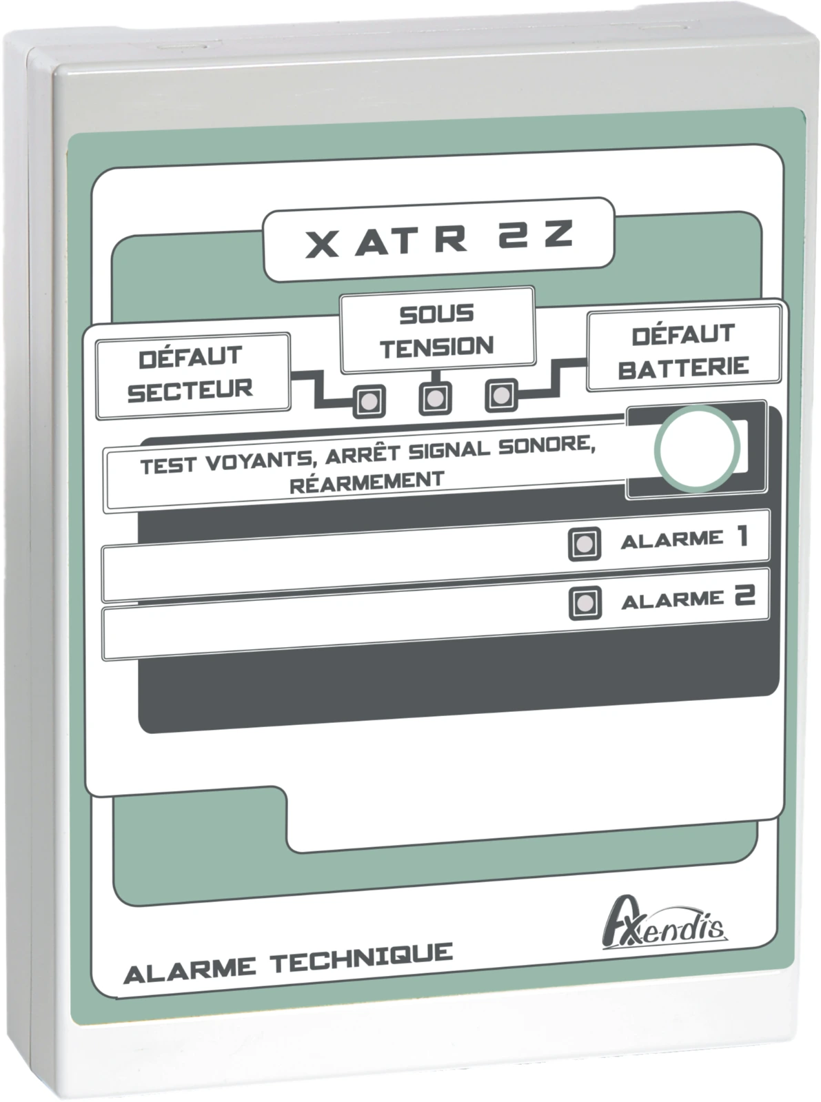 Alarme Technique 2 entrées 2 relais (faible encombrement)